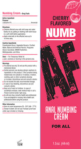 Numb Af Anal Desensitizer Gel Cherry 1.5 Oz