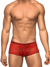 Load image into Gallery viewer, Mini Short Stretch Lace Large Red
