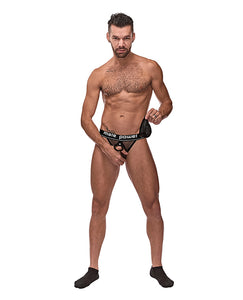 Cock Pit Cock Ring Jock Black S/m