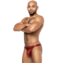 Load image into Gallery viewer, Disco Desire Bong Thong Red L/xl
