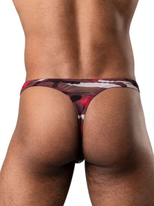 Cumouflage Bong Thong Red S/m