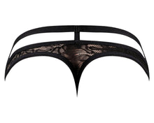 Load image into Gallery viewer, Lucifer Cutout Thong Black L/xl
