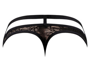 Lucifer Cutout Thong Black L/xl