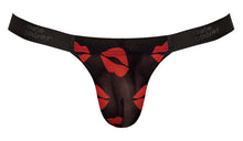 Load image into Gallery viewer, Kiss Me Micro Thong V Lips Print S/m
