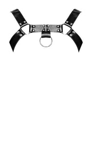 Aries Leather Harness Black O/s