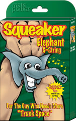 Novelty Squeaker Elephant G-string O/s