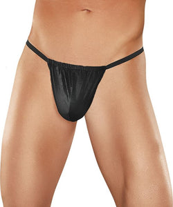 Nylon/spandex Posing Strap Black