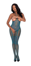 Load image into Gallery viewer, Seamless Cupless Catsuit Teal O/s
