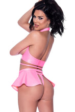 Load image into Gallery viewer, Club Candy Bra Skirt &amp; Thong Pink S/m
