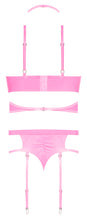 Load image into Gallery viewer, Club Candy Bra Harness &amp; Panty Pink L/xl
