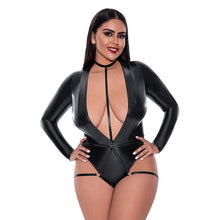 Load image into Gallery viewer, Liquid Onyx Teddy W/ Harness Caging Black 2xl
