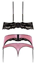 Load image into Gallery viewer, Sensual Desires Bra Cincher &amp; Thong Mauve 2xl

