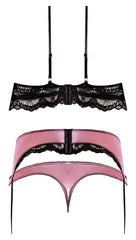 Sensual Desires Bra Cincher & Thong Mauve L/xl