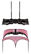 Load image into Gallery viewer, Sensual Desires Bra Cincher &amp; Thong Mauve S/m
