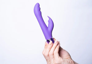 Hailey Silicone Rabbit Purple