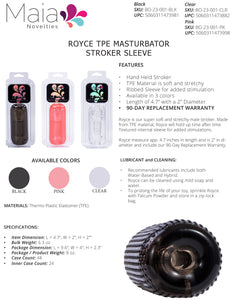 Royce Crystal Masturbator Pink