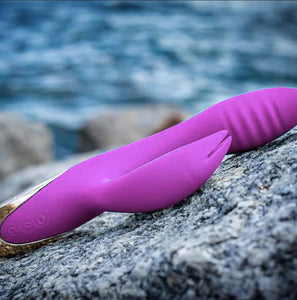 Skyler Silicone Bendable Purple Rabbit