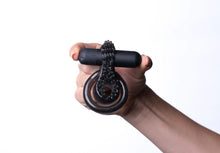 Load image into Gallery viewer, Jagger Rechargeable Vibrating Cock Ring Black Sleeve
