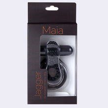 Load image into Gallery viewer, Jagger Rechargeable Vibrating Cock Ring Black Sleeve
