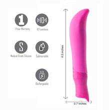 Load image into Gallery viewer, Maddie Rechargeable Silicone Bullet
