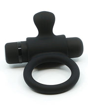 Load image into Gallery viewer, Sensuelle Silicone Bull Ring Black
