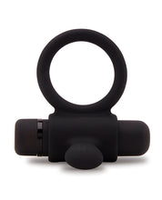 Load image into Gallery viewer, Sensuelle Silicone Bull Ring Black
