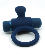 Load image into Gallery viewer, Sensuelle Silicone Bull Ring Navy Blue
