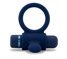 Load image into Gallery viewer, Sensuelle Silicone Bull Ring Navy Blue
