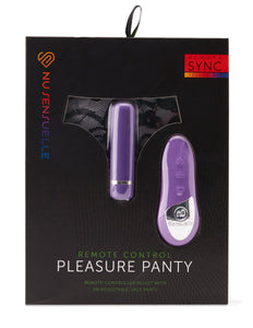 Sensuelle Pleasure Panty Purple Remote Control