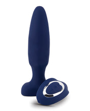 Load image into Gallery viewer, Sensuelle Fino Roller Motion Plug Navy Blue
