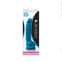 Load image into Gallery viewer, Colours Dual Density 5in Dildo Blue
