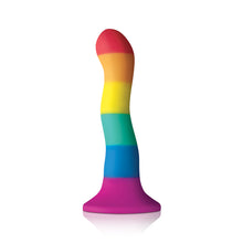 Load image into Gallery viewer, Colours Pride Edition 6in Wave Dildo Rainbow
