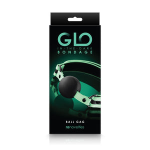 Glo Bondage Ball Gag Green