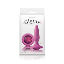 Load image into Gallery viewer, Glams Mini Pink Gem Butt Plug
