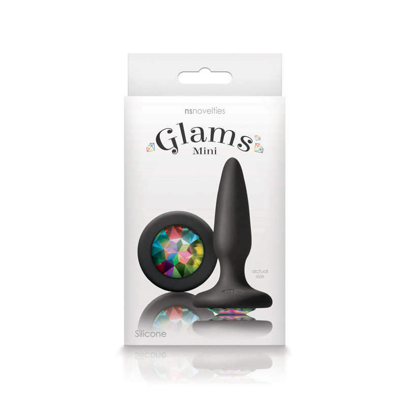 Glams Mini Rainbow Gem Butt Plug