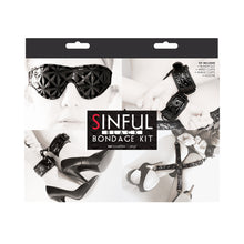 Load image into Gallery viewer, Sinful Bondage Kit Black
