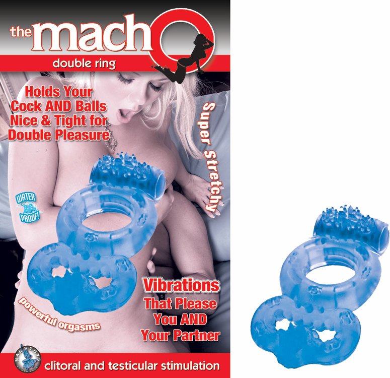 Macho Double Ring Blue