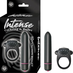 Intense Cockring & Bullet-blac K