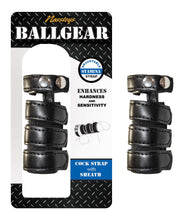 Load image into Gallery viewer, Ballgear Cock Strap With Sheath Black
