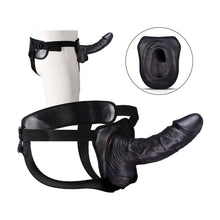 Load image into Gallery viewer, Erection Assistant Hollow Strap-on 8 Black &quot;
