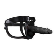 Load image into Gallery viewer, Erection Assistant Hollow Strap-on 9.5 Black &quot;
