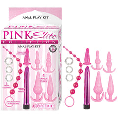 Pink Elite Collection Anal Play Kit - Pink