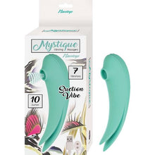 Load image into Gallery viewer, Mystique Vibrating Suction Vibe Aqua
