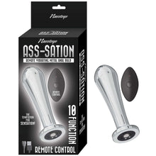 Load image into Gallery viewer, Ass-sation Remote Vibrating Metal Anal Bulb Silver
