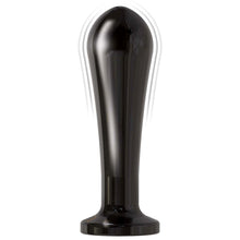 Load image into Gallery viewer, Ass-sation Remote Vibrating Metal Anal Bulb Black
