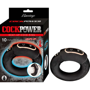 Cockpower Heat Up Cock Ring Black