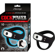 Load image into Gallery viewer, Cockpower Scrotum &amp; Cock Ring Black
