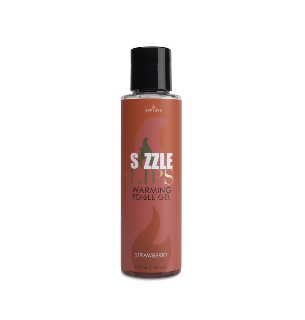 Sizzle Lips Warming Gel Strawberry 4.2 Oz