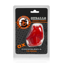 Load image into Gallery viewer, Cocksling 2 Cock &amp; Ball Sling Oxballs Red
