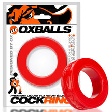 Load image into Gallery viewer, Pig-ring Comfort Cockring Red Oxballs
